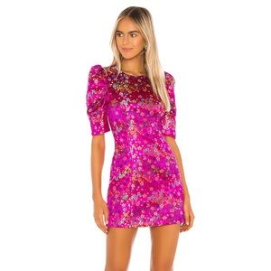 Revolve: Julinha Mini Dress in Multi Floral